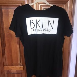 Brooklyn black tee shirt